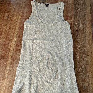 J. Crew grey ribbed racerback XS tank
